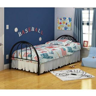 Brooklyn Metal Twin Bed, Multiple Colors