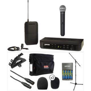 Shure BLX Wireless Lavalier Basic Combo Kit (H9 512   542 MHz)