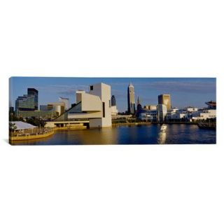 iCanvas Panoramic Buildings in a City Cleveland, Ohio Photographic Print on Canvas