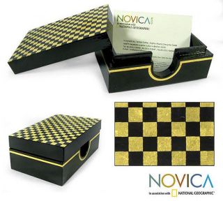 Lacquered Wood Chess Box (Thailand)  ™ Shopping   Great