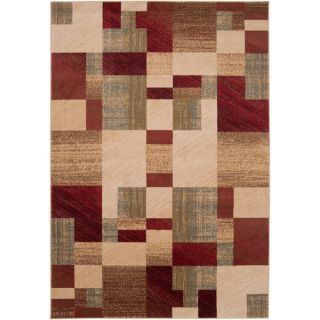Woven Colfax Geometric Patches Plush Rug