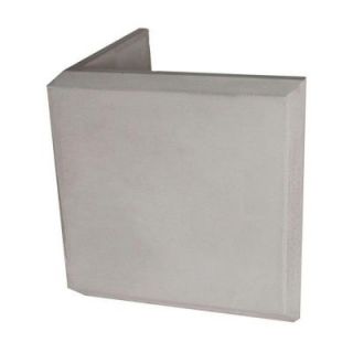American Pro Decor Cemetrim Collection 1 1/4 in. x 12 in. x 12 in. Unfinished EPS Exterior Cement Coated Stucco Quoin Mounting Block HDQ 203