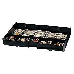 STEELMASTER Cash Box Replacement Tray 10 Compartments Black