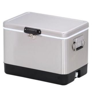 Leisure Season 1 ft. 2.5 in. x 1 ft. 10.5 in. 54 qt. Stainless Steel Cooler SSC1288