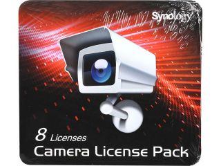 Synology CLP8 Camera License Pack   1 code to connect up to 8 IP cameras