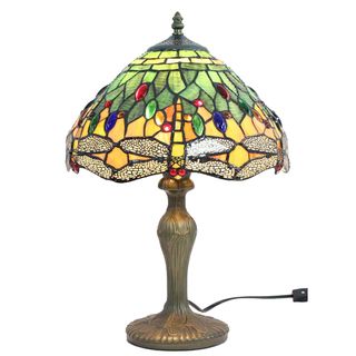 Tiffany style Yellow/ Green Dragonfly Table Lamp   Shopping