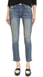 AMO Babe High Rise Cropped Slim Jeans