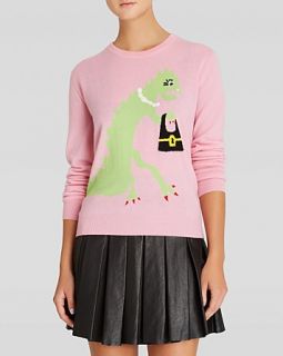 Moschino Cheap And Chic Pullover   Dinosaur with Bag Graphic Cashmere