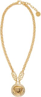 Versace Gold Medusa Medallion Necklace