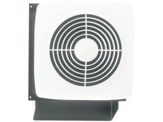 Broan 508 10" Through Wall Ventilation Fan White Square Plastic Grille 270 CFM