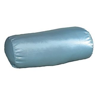 DMI 18 x 7 Contour Pillow, Blue Satin