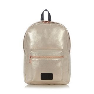 H by Henry Holland Designer natural metallic backpack