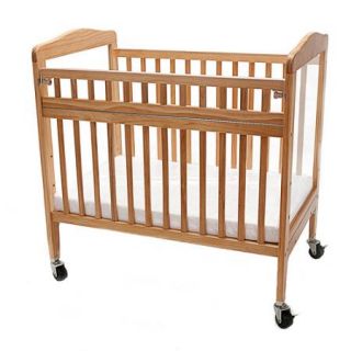 L.A. Baby Wood Window Crib with Safety Access Gate