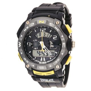Everlast Diver Sport Mens Dialog Round Watch with Black Rubber Strap