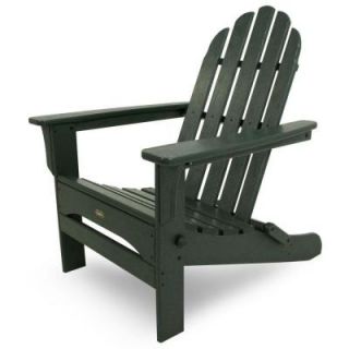 Trex Outdoor Furniture Cape Cod Rainforest Canopy Patio Adirondack Chair TXA53RC