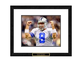 Tony Romo Framed Double Matted NFL Print