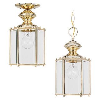 Aurora 1 Light Outdoor Pendant/Semi Flus