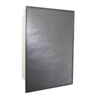 Glacier Bay 16 in. W x 26 in. H Recessed or Surface Mount Medicine Cabinet in Silver 1806