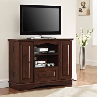 Brown Wood 42 inch Highboy TV Stand   Shopping   Great Deals