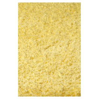 KAS Rugs Sofia Shag Yellow Rectangular Indoor Shag Area Rug (Common 8 x 10; Actual 90 in W x 102 in L x 0 ft Dia)