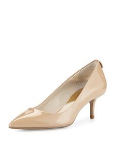 MICHAEL Michael Kors MK Flex Patent Leather Pump, Nude