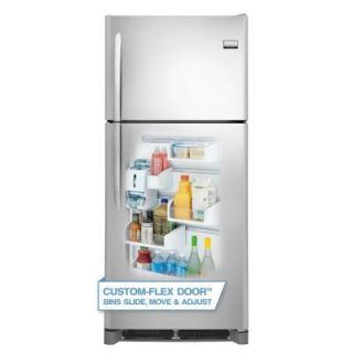 Frigidaire Gallery 20.5 cu. ft. Top Freezer Refrigerator in Smudge Proof Stainless Steel, ENERGY STAR FGHI2164QF