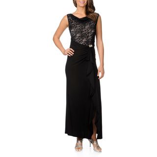 Richards Womens Sequin Lace Top Gown  ™ Shopping