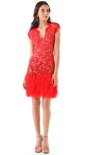 Matthew Williamson Fitted Lace Dress