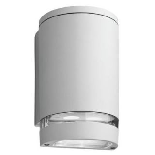 Lithonia Lighting Wall Mount Outdoor White LED Wall Cylinder Downlight OLLWD WH M6