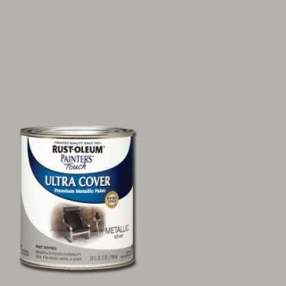 Rust Oleum Painter's Touch 32 oz. Ultra Cover Metallic Silver General Purpose Paint 254100