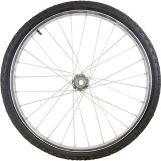 Marathon Tires Pneumatic Tire On Steel Spoked Wheel — 3/4in. Bore, 24 x 2.125  Pneumatic Spoked Wheels