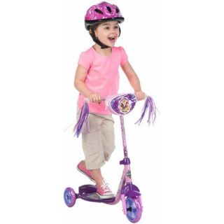 Huffy Disney Princess 3 Wheel Preschool Scooter, Pink/Purple