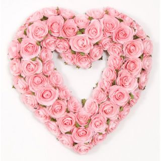 Glenna Jean Rosebud Heart Wreath
