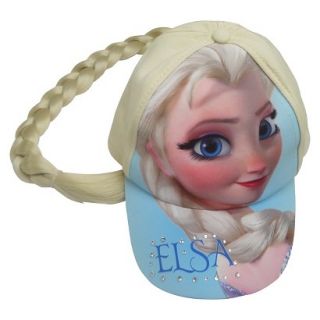 Disney® Frozen Girls Elsa Braid Baseball Hat   Blue/White
