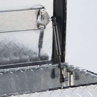 Locking Aluminum Side-Mount Truck Box — 70in. x 11.5in. x 11in., Diamond Treadplate  Side Mount Boxes