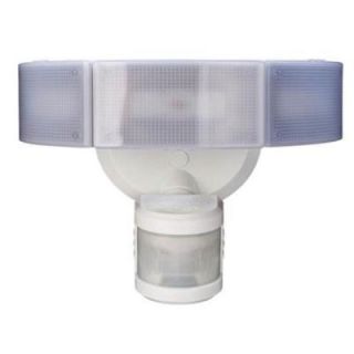 Defiant 270 Degree 3 Head White LED Motion Outdoor Security Light DFI 5988 WH
