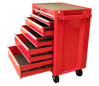 Excel TB2070BBS B   Red 6 Drawer Rolling Metal Tool Chest   Garage Toolboxes
