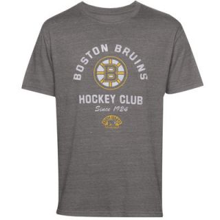Boston Bruins Alta Gracia (Fair Trade) Cruz Mock Twist T Shirt – Charcoal
