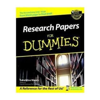 Research Papers For Dummies ( For Dummies Series) (Paperback)