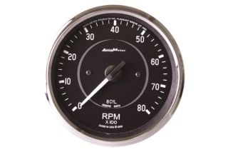 AutoMeter 201004   Range 0   8,000 RPM (V8 engines only) 4"   In Dash Mount Tachometer   Gauges