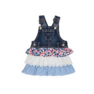 Jordache Newborn Baby Girl Americana Floral Print Skirt All