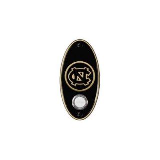 NuTone College Pride University of North Carolina Wireless Door Chime Push Button   Antique Brass CP2NCAB