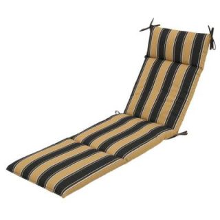 Hampton Bay Twilight Stripe Outdoor Chaise Cushion 7407 01298100