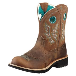 Ariat Women's Fatbaby Cowgirl Boot, Powdered Brown