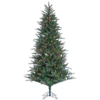 Sterling 7.5 ft. Pre Lit Natural Cut Franklin Spruce Artificial Christmas Tree with Multi Lights 6256  75M