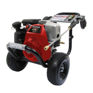 Simpson MS30125HT 3100 PSI @ 2.5 GPM Gas Pressure Washer Powered by Honda GC 190 w/OEM Axial Cam Pump
