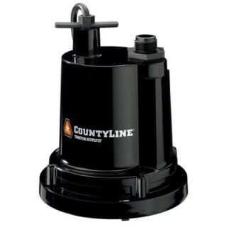 CountyLine Submersible Cast Aluminum Utility Pump, 1/4 HP