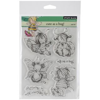 Penny Black Cling Rubber Stamp 4X6 You Are A Peach   14772373