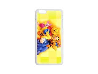 Cute Cartoon Winnie The Pooh Baby Background Printed Case Cover for iPhone6 4.7" Screen   Personalized Hard Cell Phone Back Protective Case Shell Perfect as gift