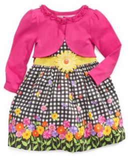 Nannette Little Girls 2 Piece Shrug & Floral Dress Set   Kids   